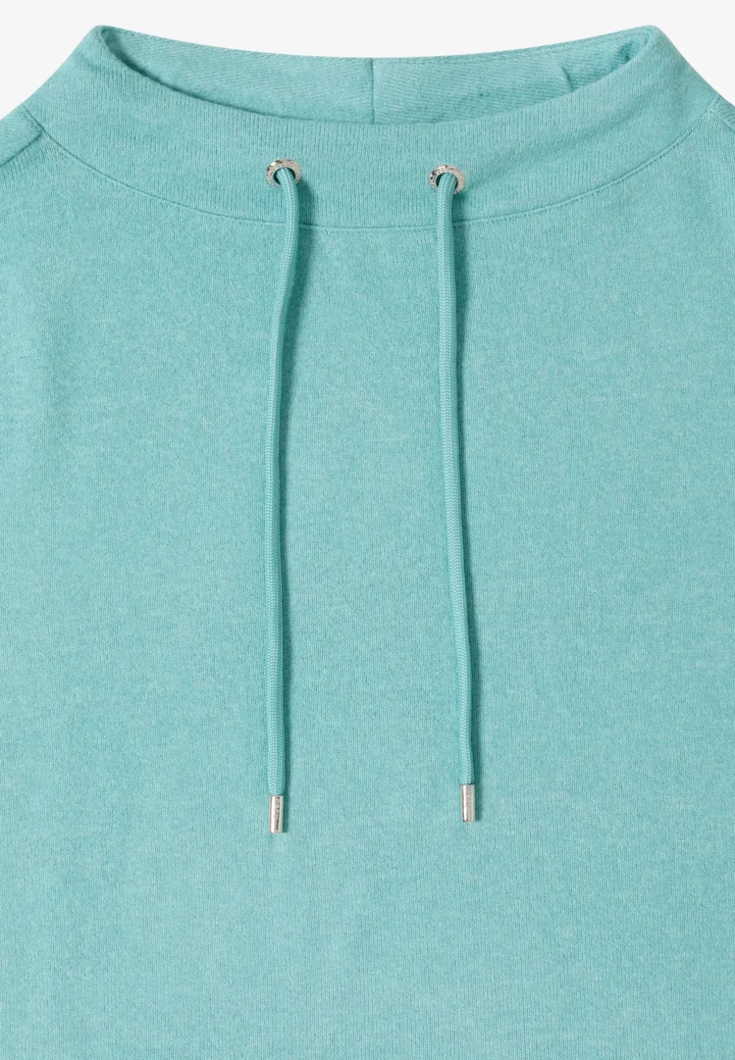 Cosy gemêleerd shirt met lange mouwen