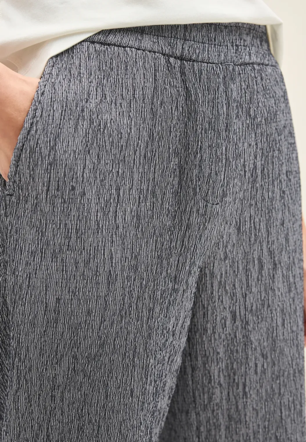 Crepe broek met rechte leg