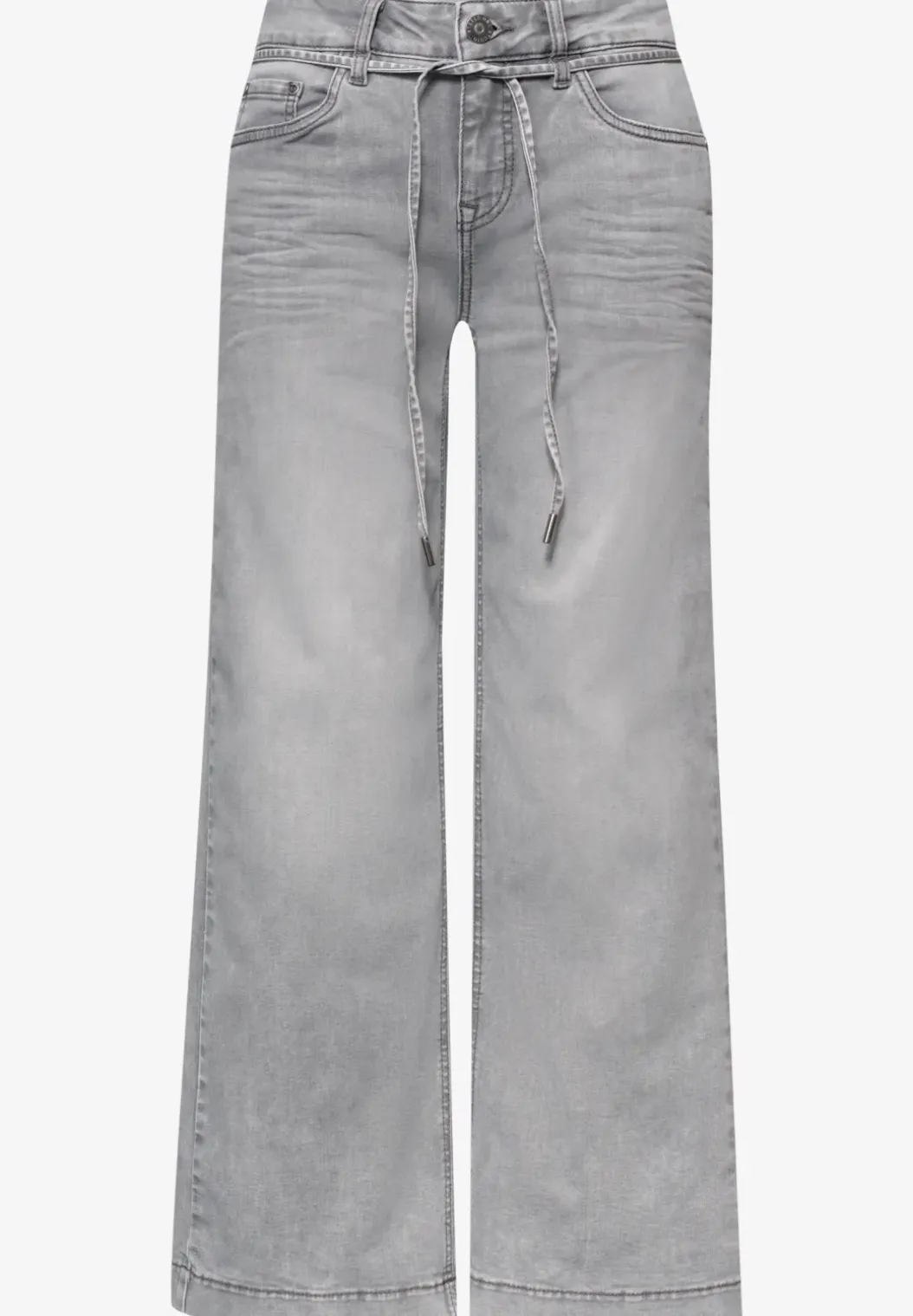 Cropped jeans met wijde pijpen in een Loose Fit