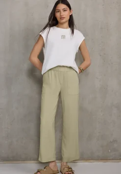 Culottes in effen kleur