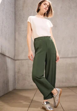 Culottes in effen kleur