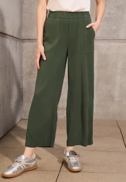 Culottes in effen kleur