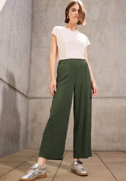 Culottes in effen kleur
