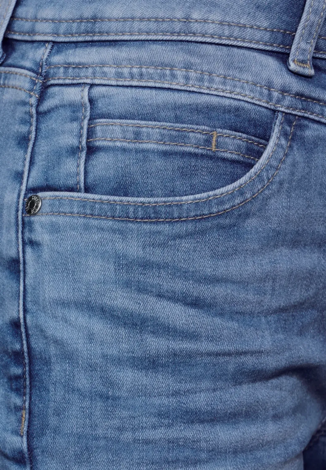 Denim bermudashort