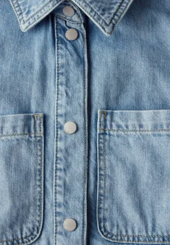 Denim jack met borstzakken