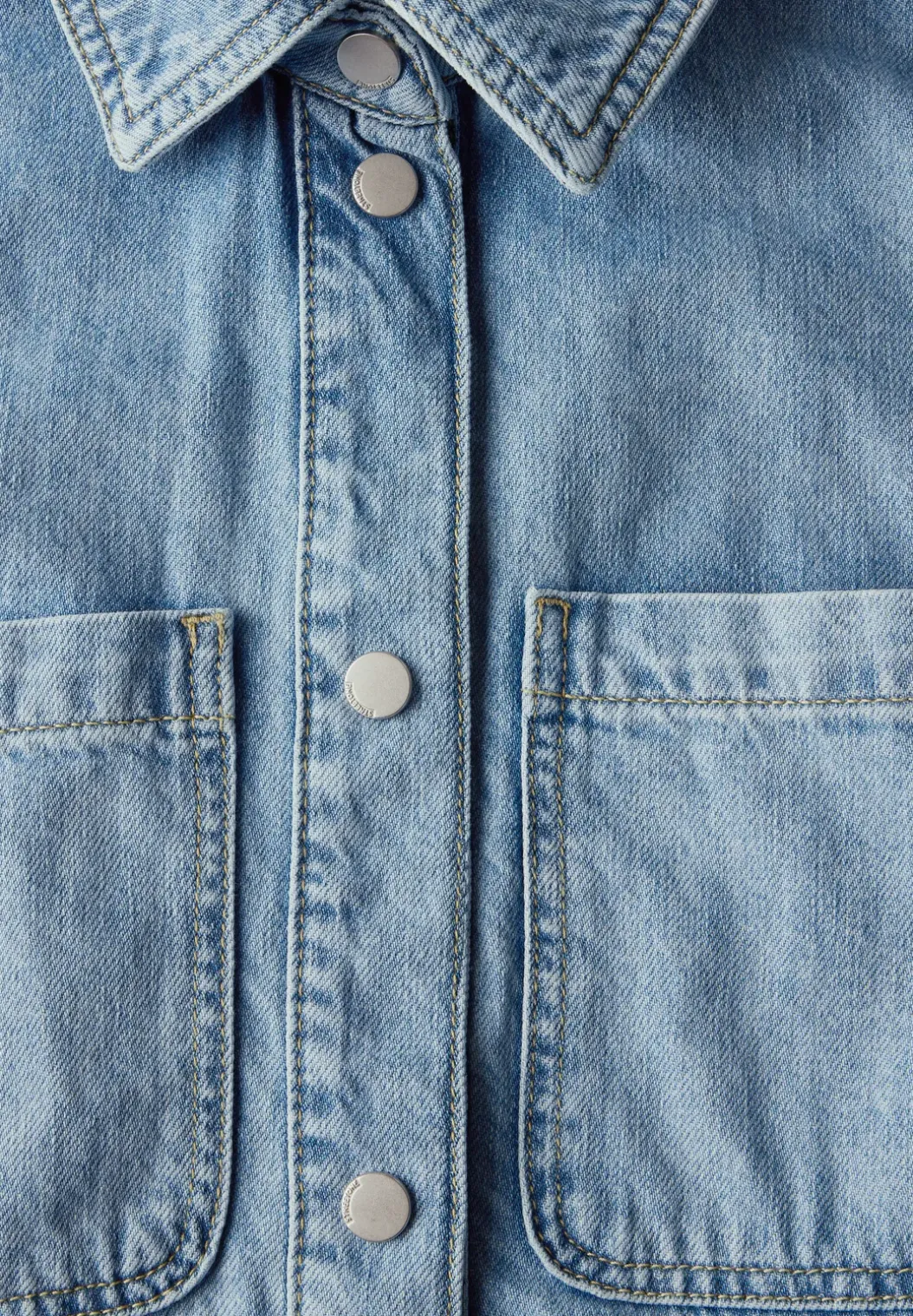 Denim jack met borstzakken
