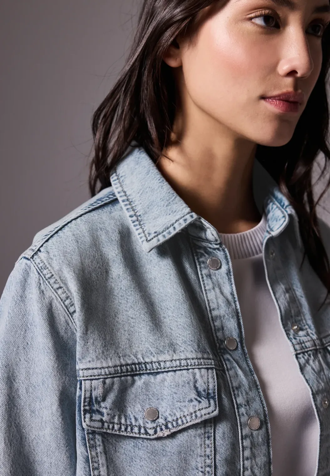 Denim overhemd