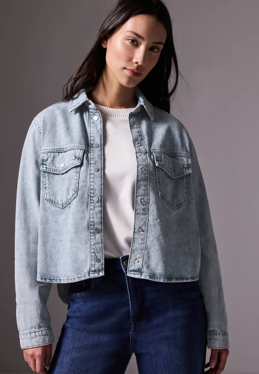 Denim overhemd