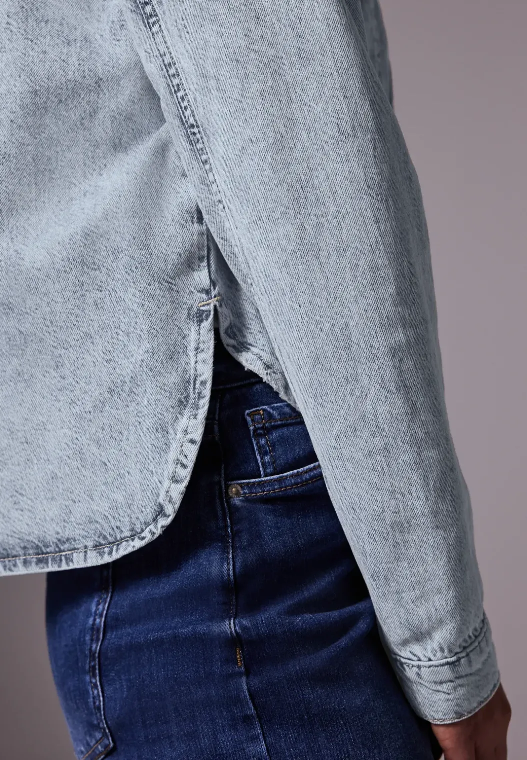 Denim overhemd