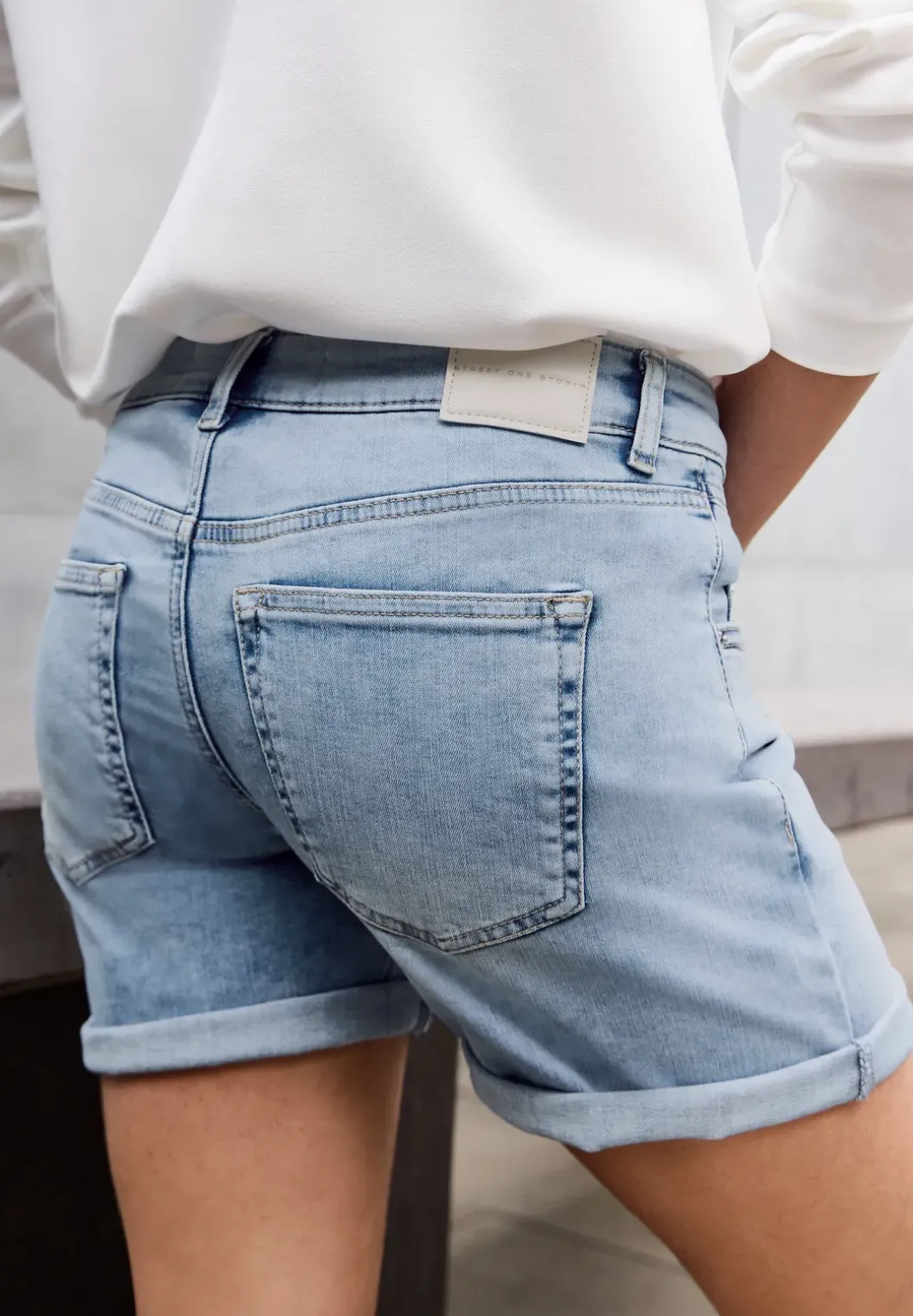 Denim shorts