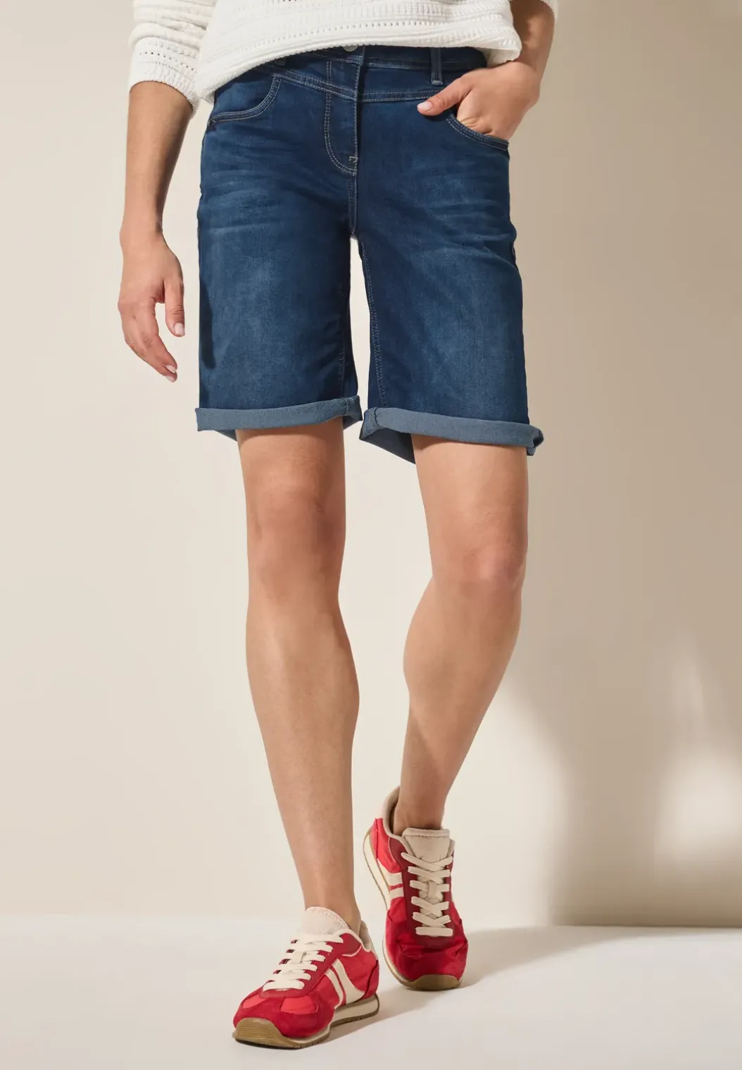 Denim shorts