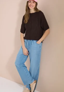 Dolman-trui met boothals