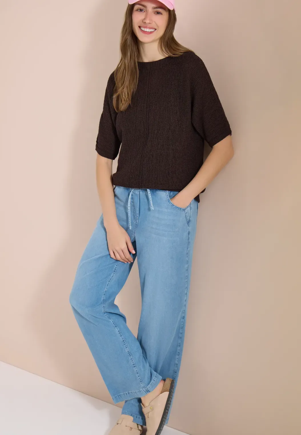 Dolman-trui met boothals