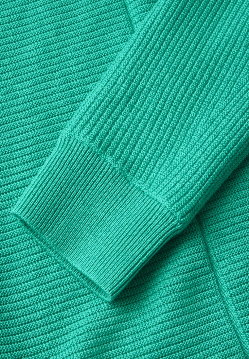 Dolman-trui met structuurmix