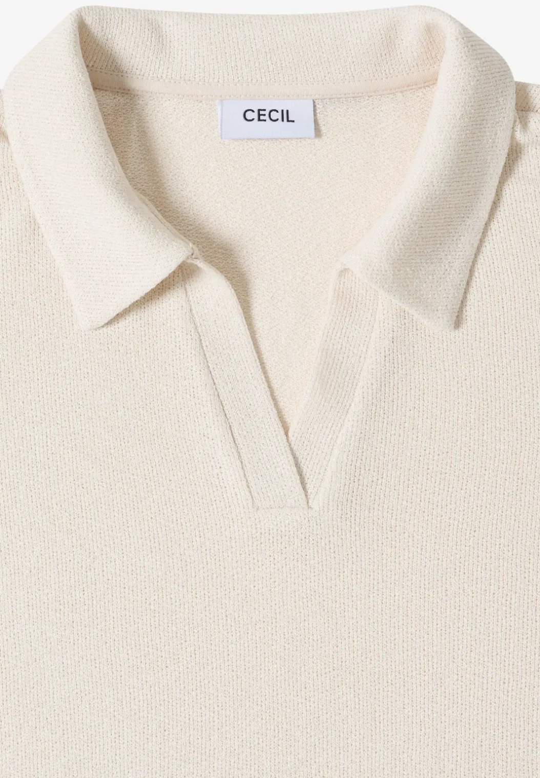 Effen polo met korte mouwen