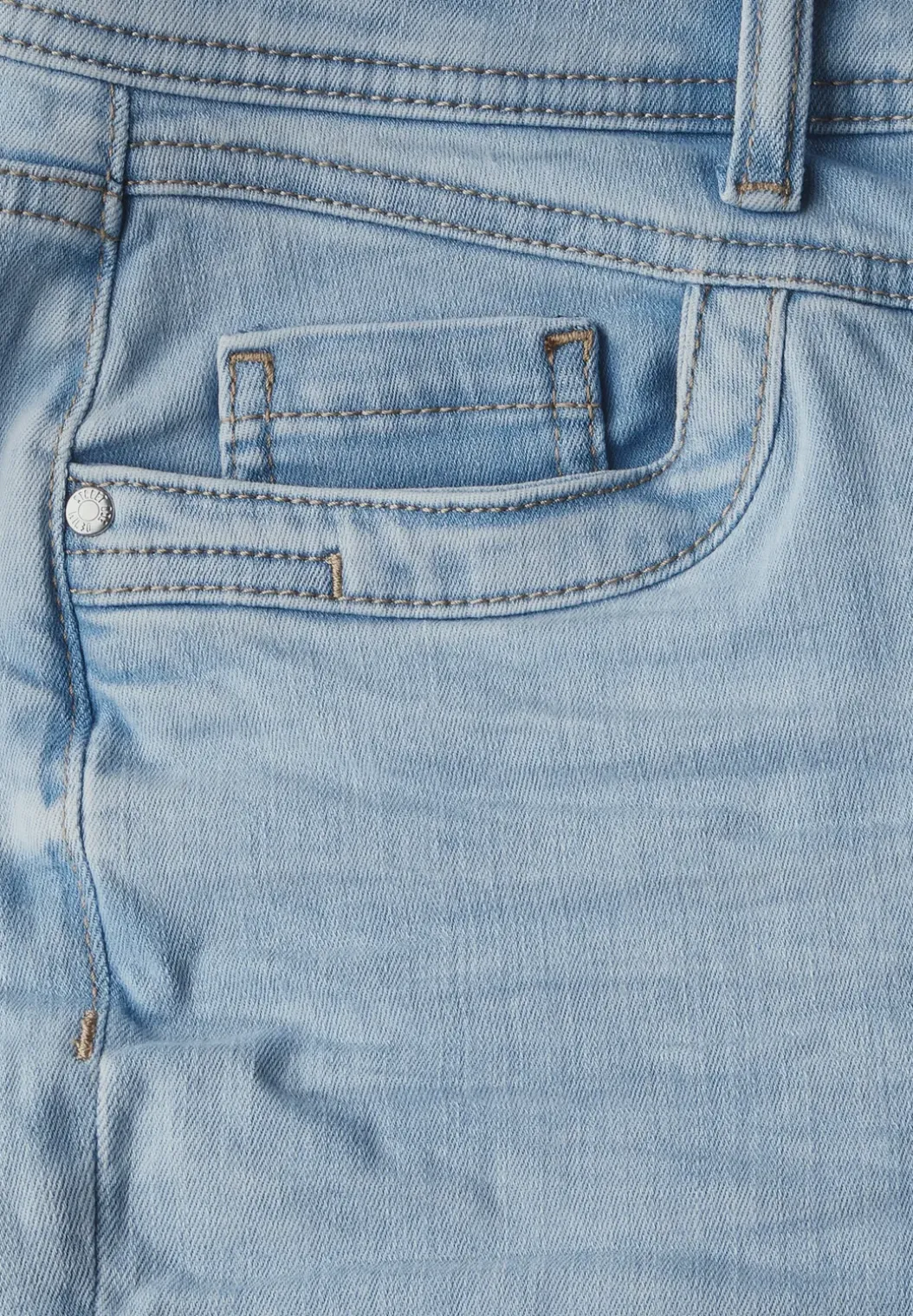 Gebleekte bermudajeans