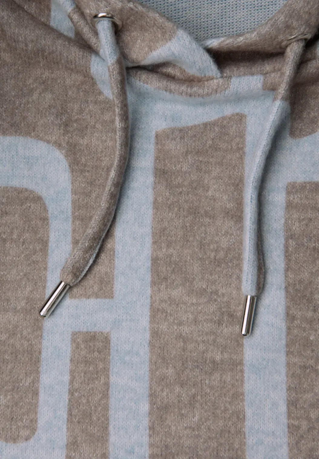 Gedessineerd shirt met capuchon