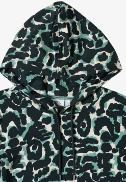 Gedessineerd shirt met capuchon