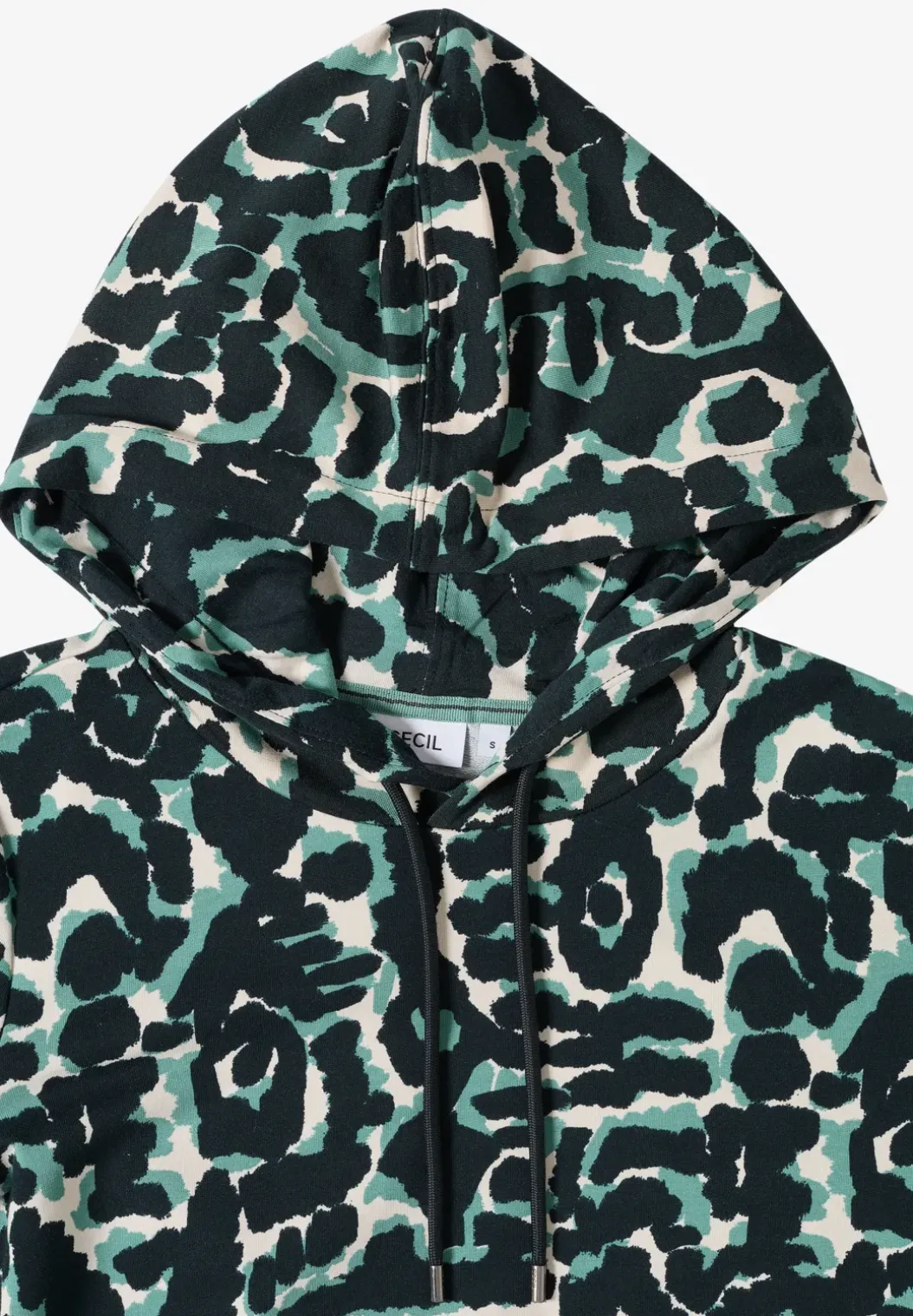 Gedessineerd shirt met capuchon