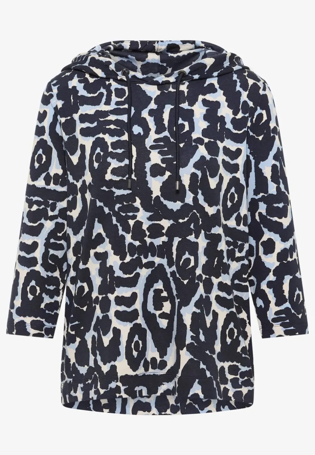 Gedessineerd shirt met capuchon
