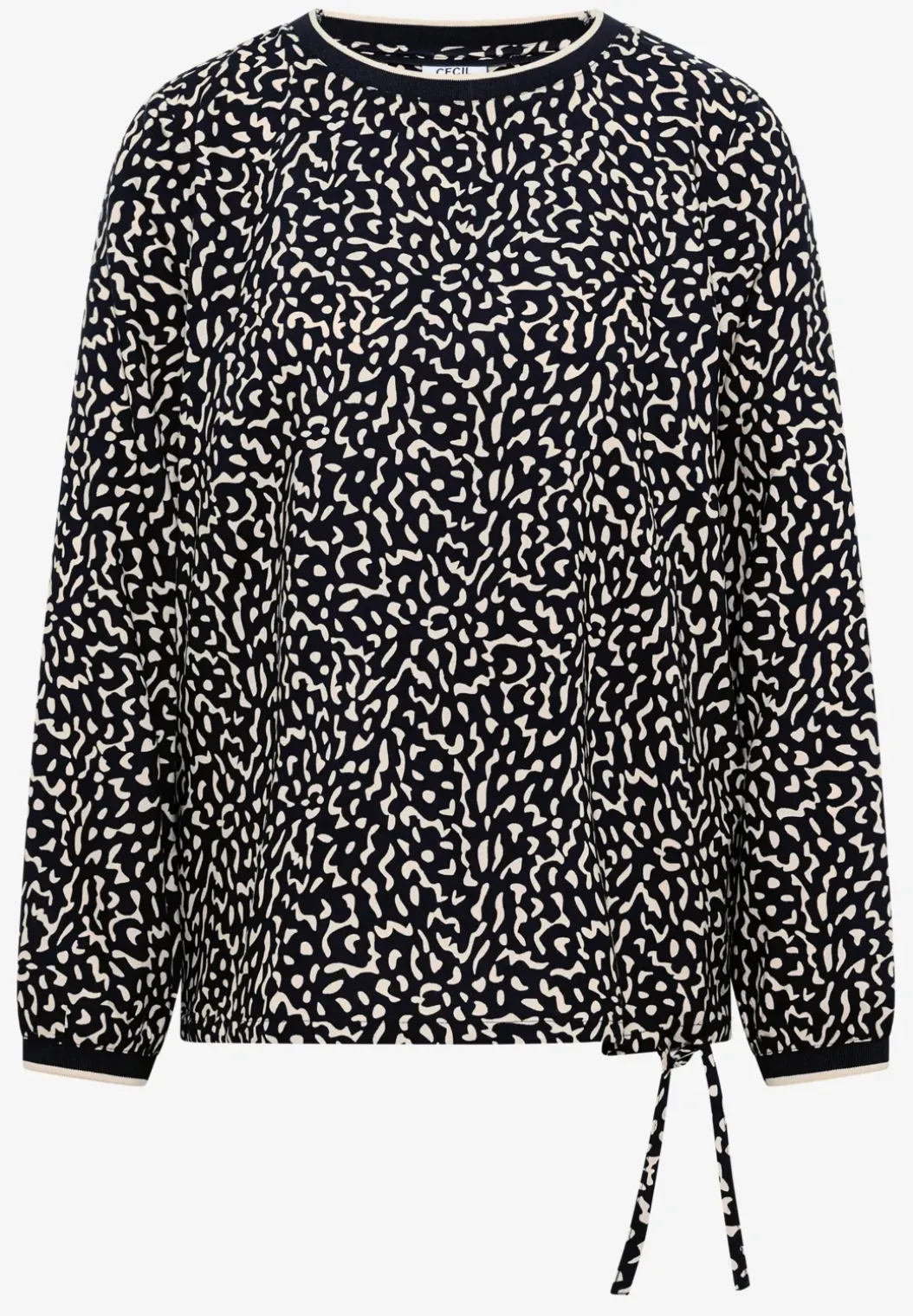 Gedessineerde blouse