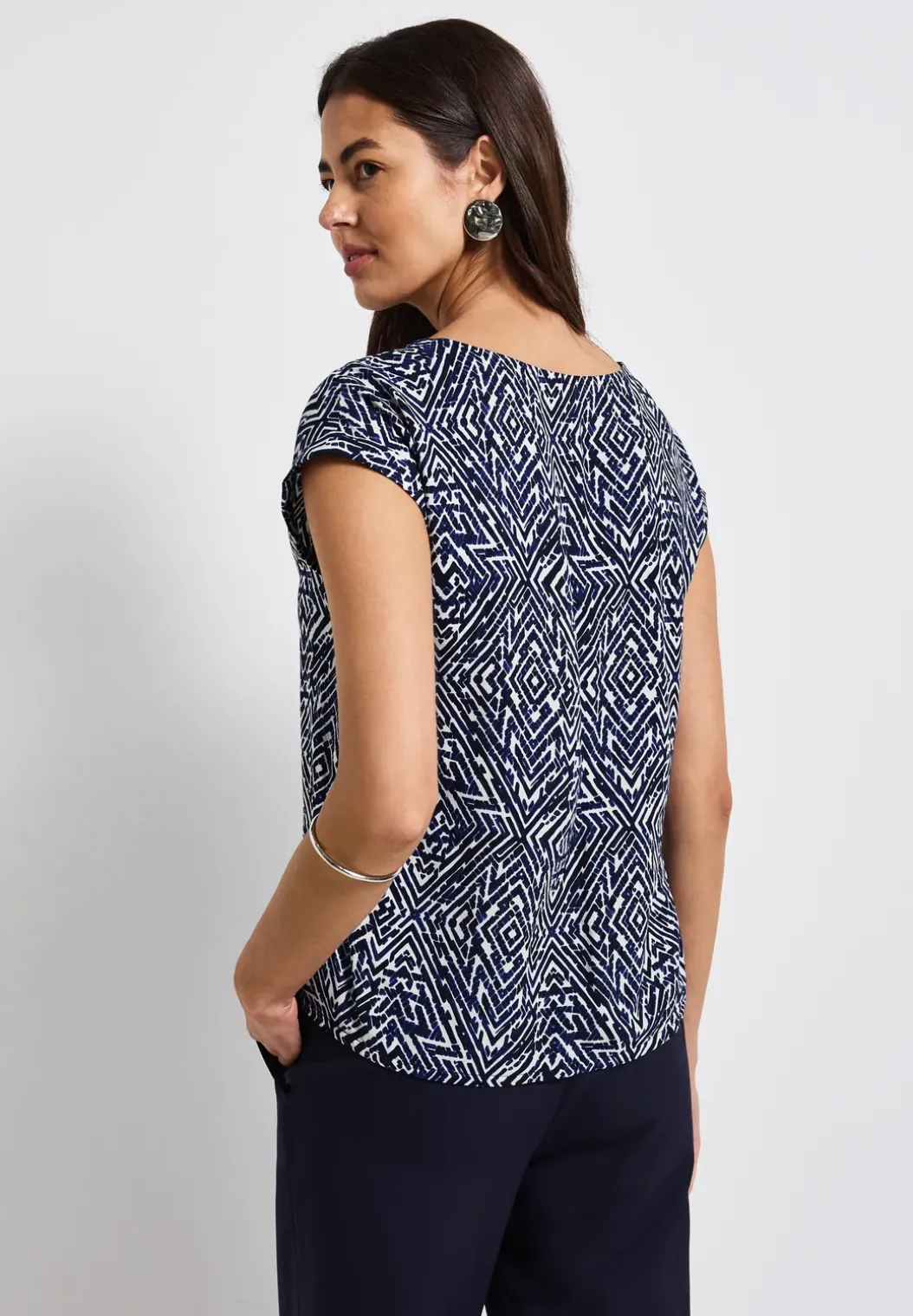 Gedessineerde blouse