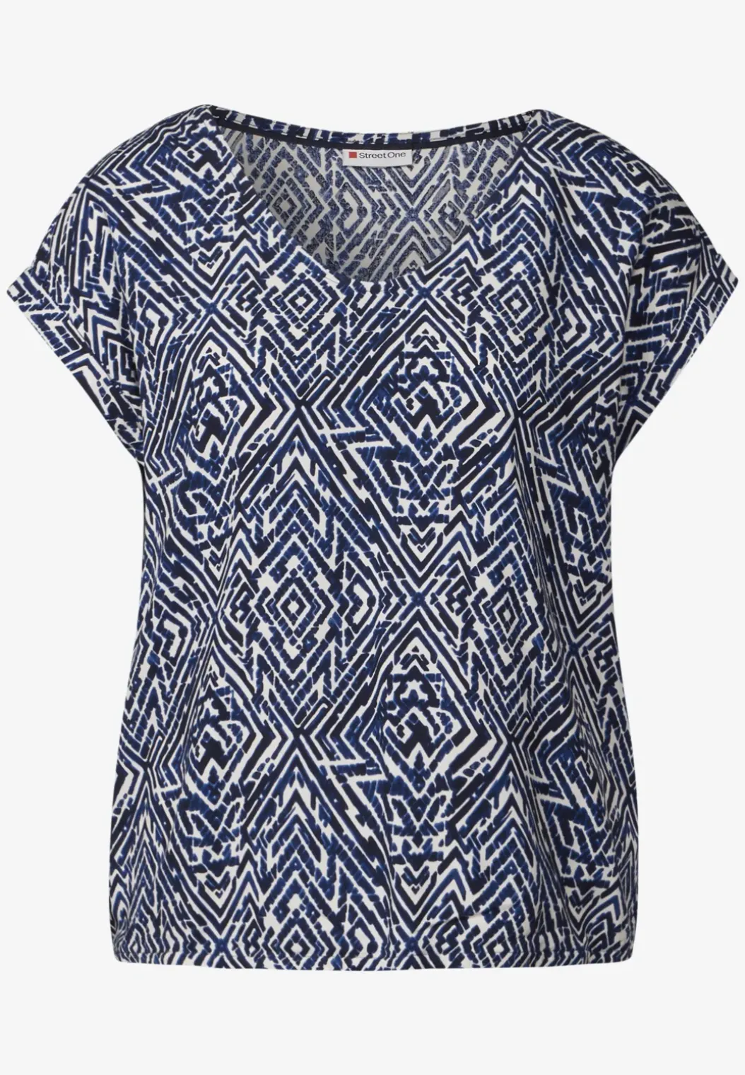 Gedessineerde blouse