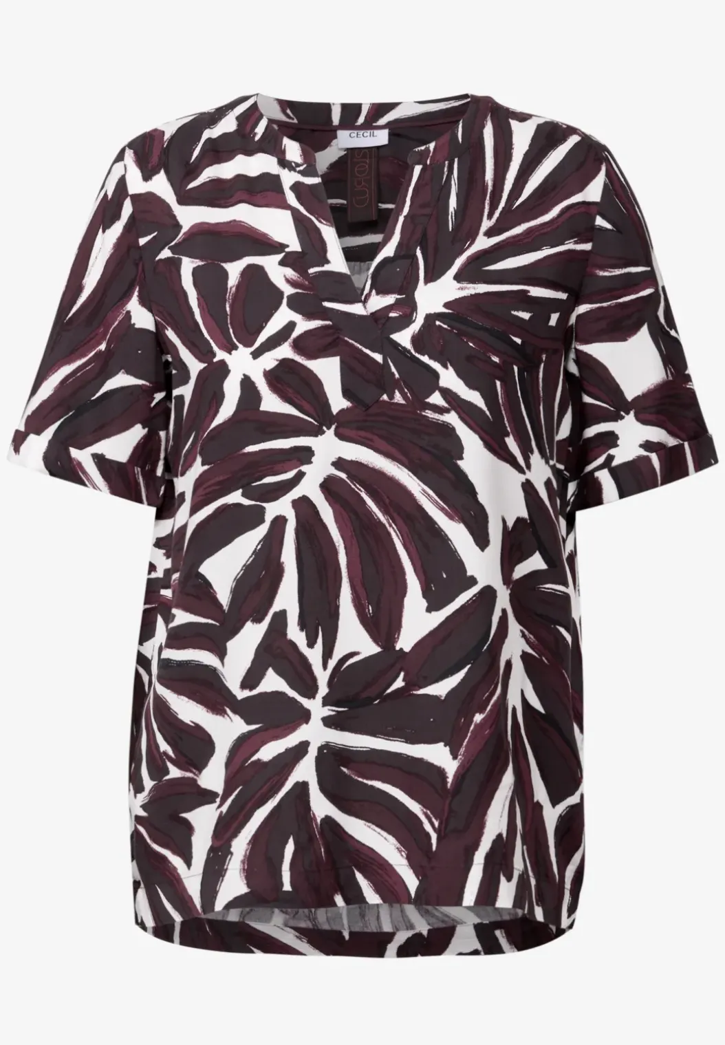 Gedessineerde blouse