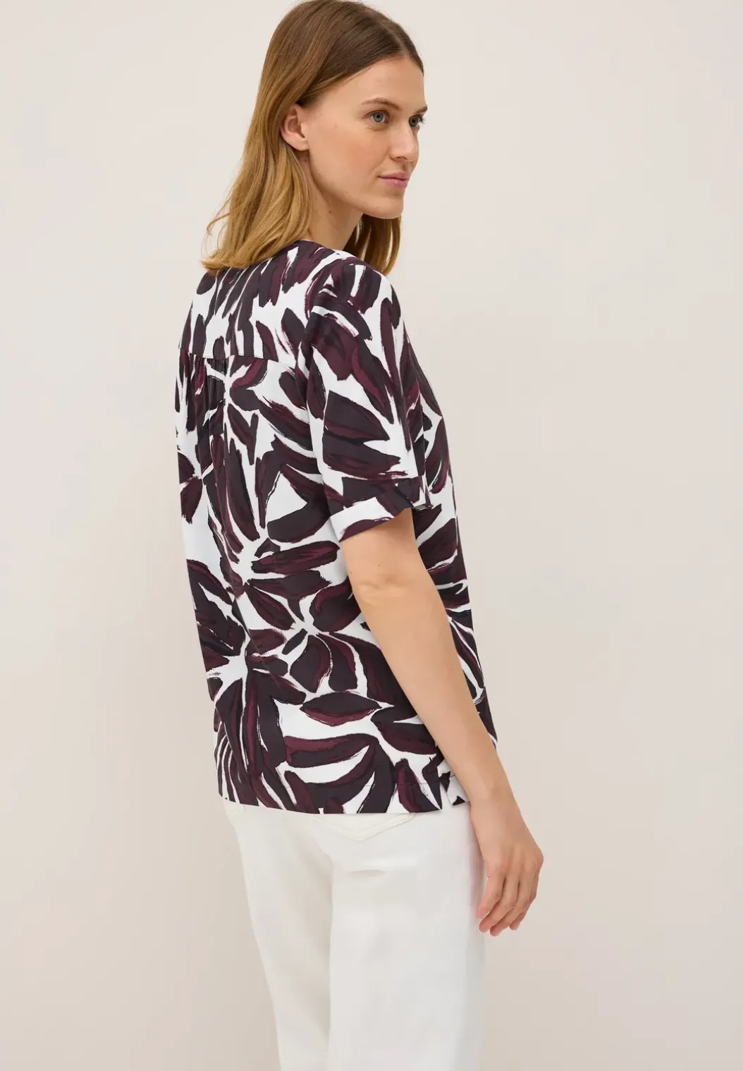 Gedessineerde blouse