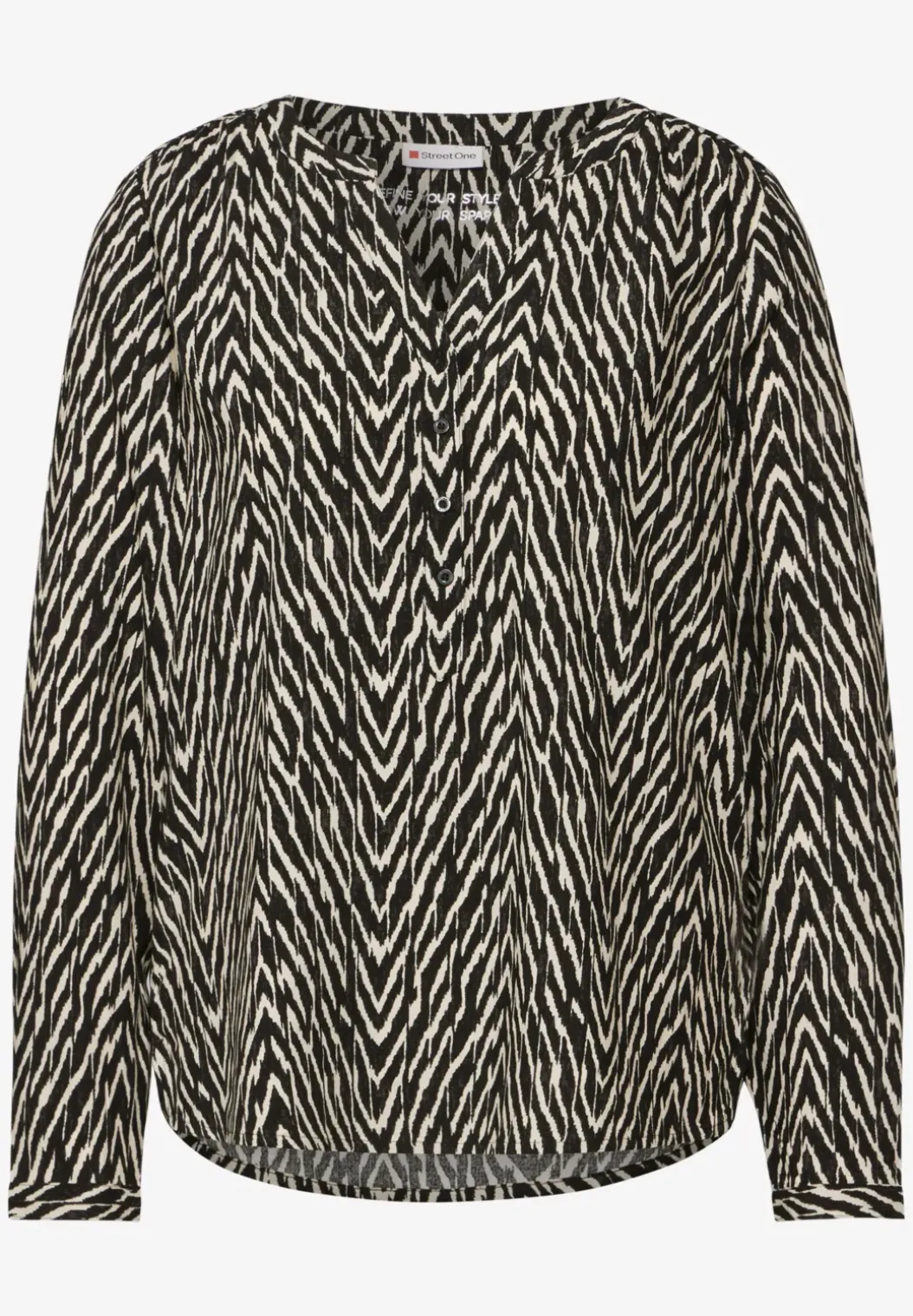 Gedessineerde blouse