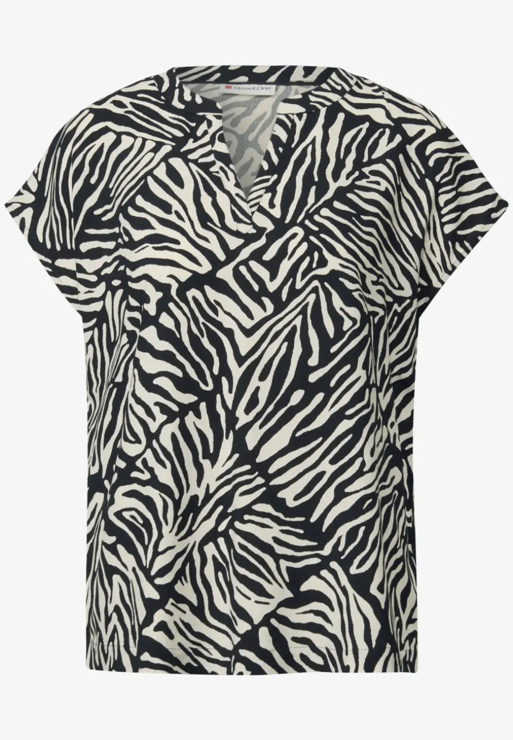 Gedessineerde blouse