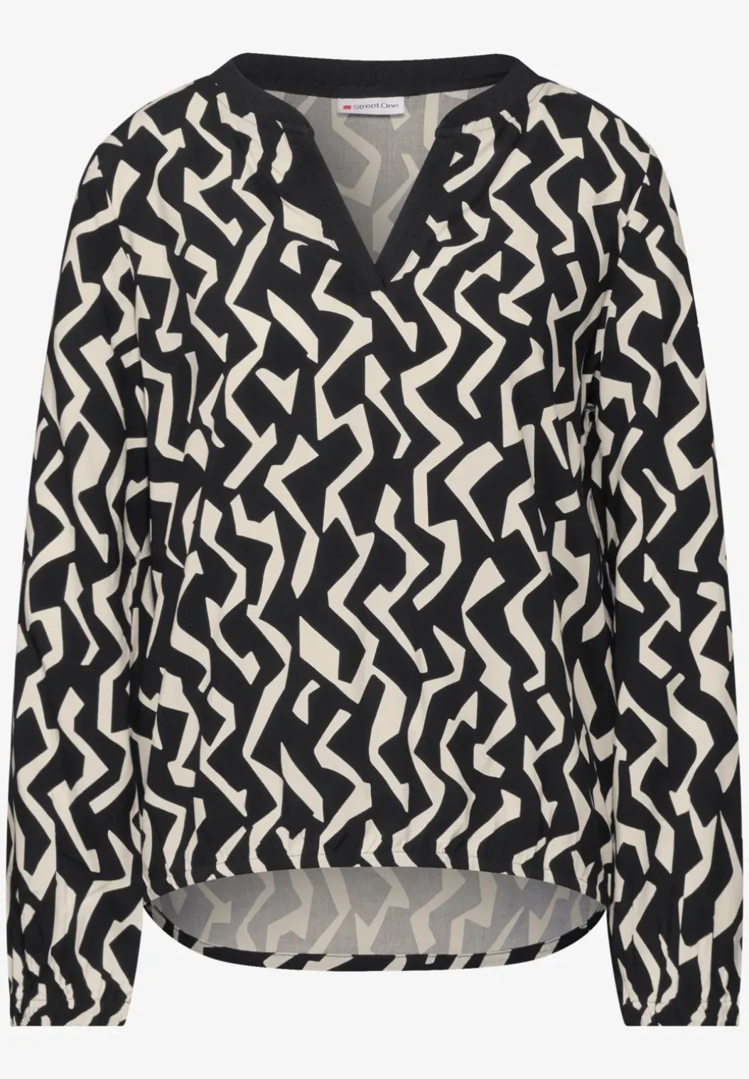 Gedessineerde blouse
