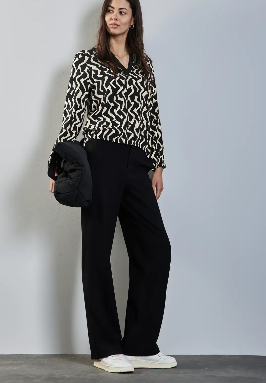 Gedessineerde blouse