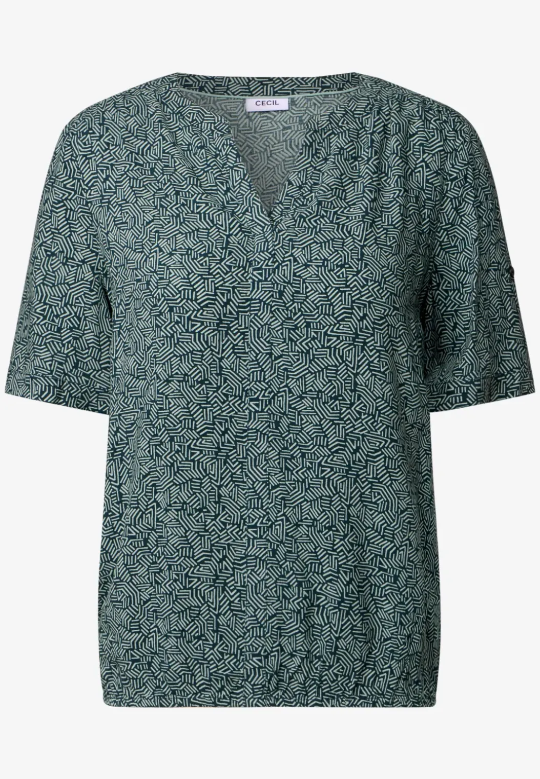 Gedessineerde blouse