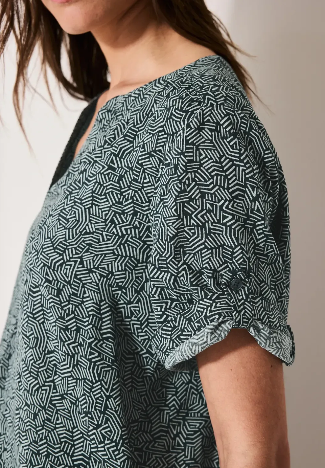 Gedessineerde blouse