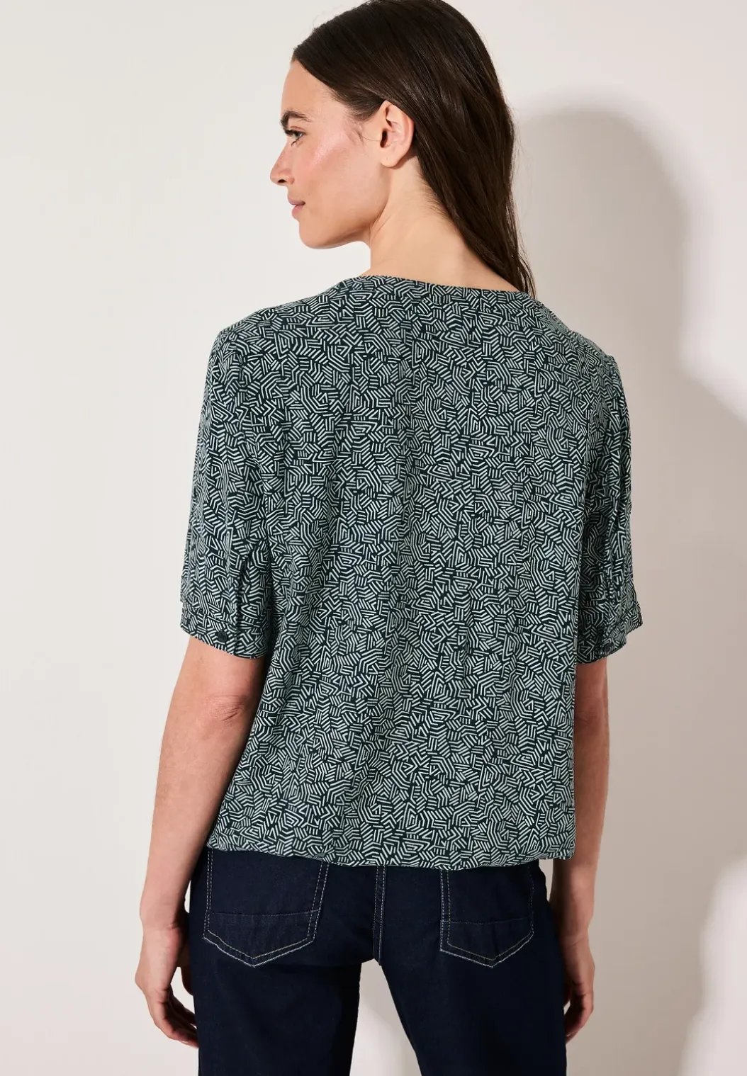Gedessineerde blouse