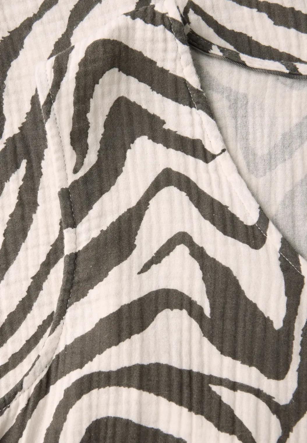Gedessineerde blouse top
