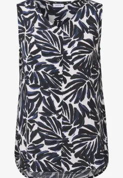 Gedessineerde blouse top