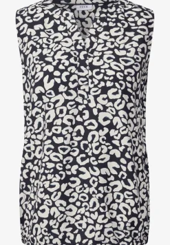 Gedessineerde blouse top