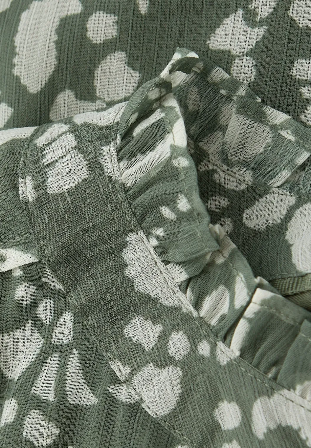Gedessineerde chiffon blouse
