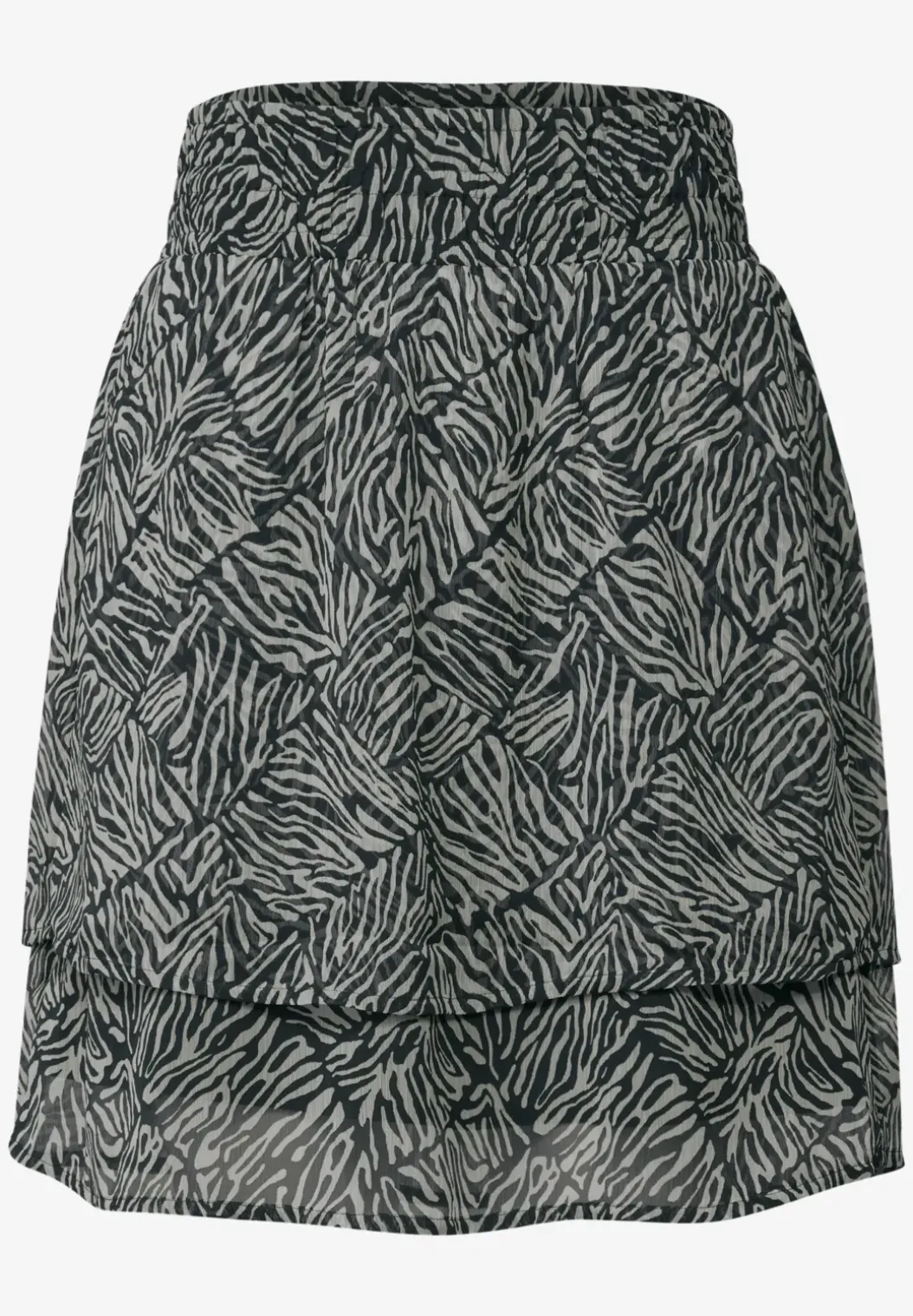 Gedessineerde chiffon rok