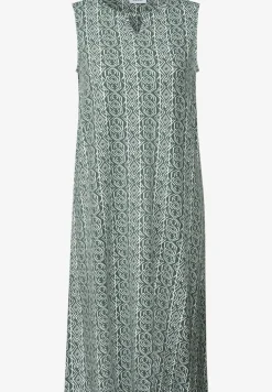 Gedessineerde jersey jurk