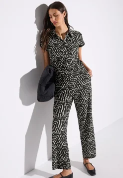 Gedessineerde jumpsuit