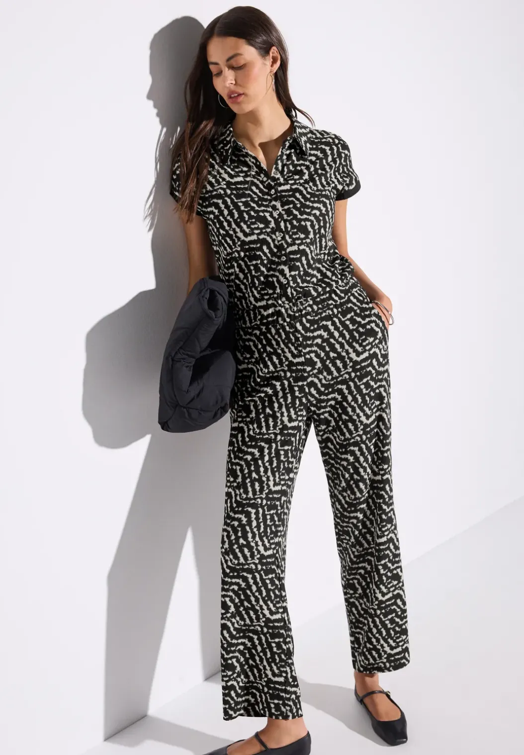 Gedessineerde jumpsuit