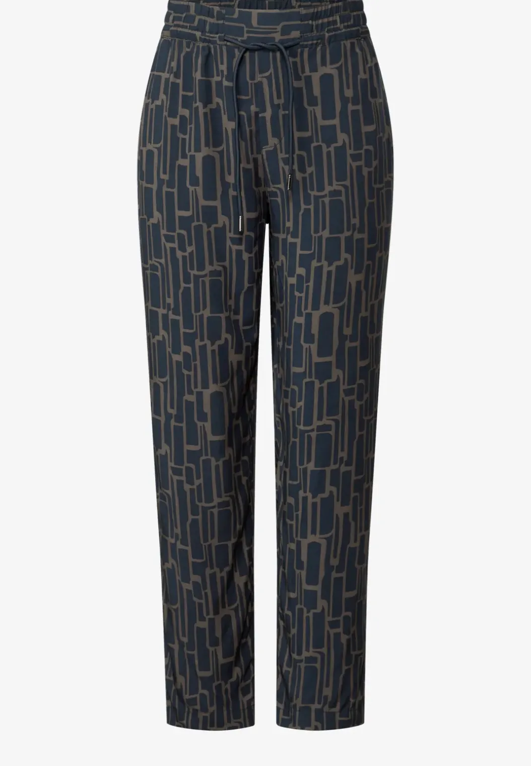 Gedessineerde Loose Fit broek