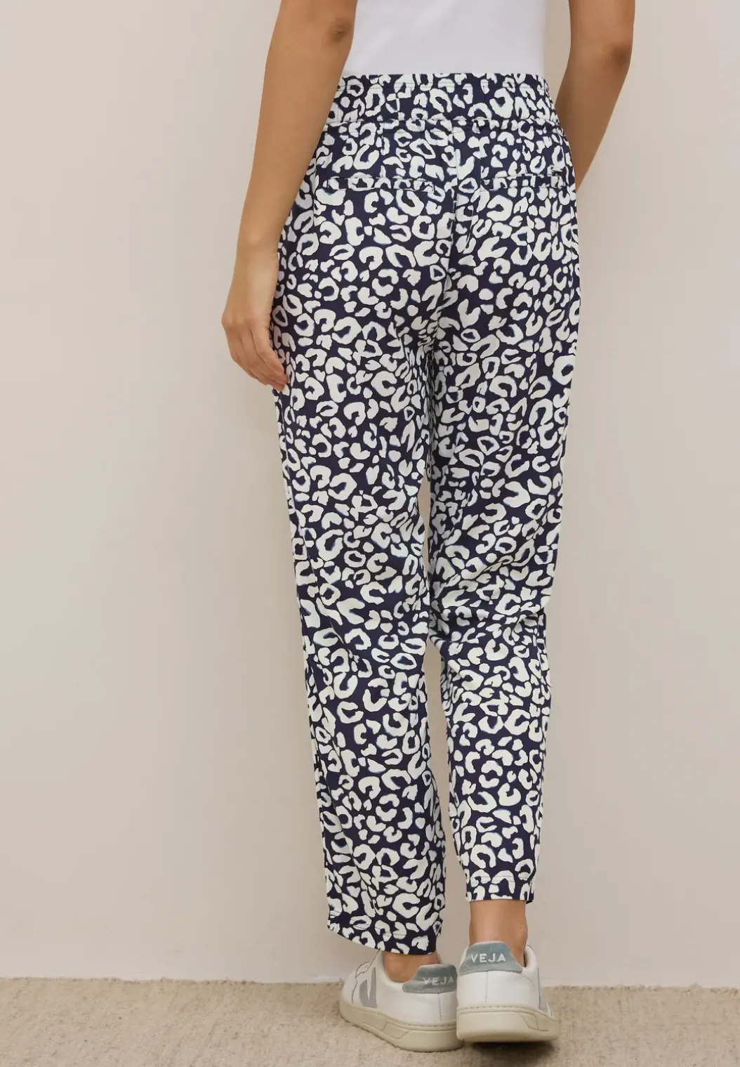 Gedessineerde Loose Fit broek
