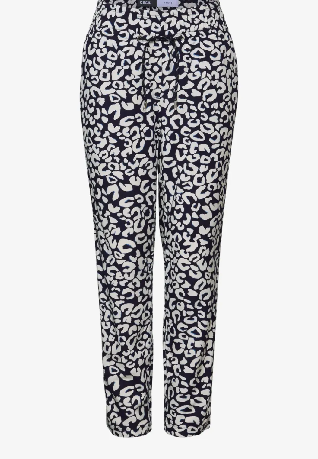 Gedessineerde Loose Fit broek