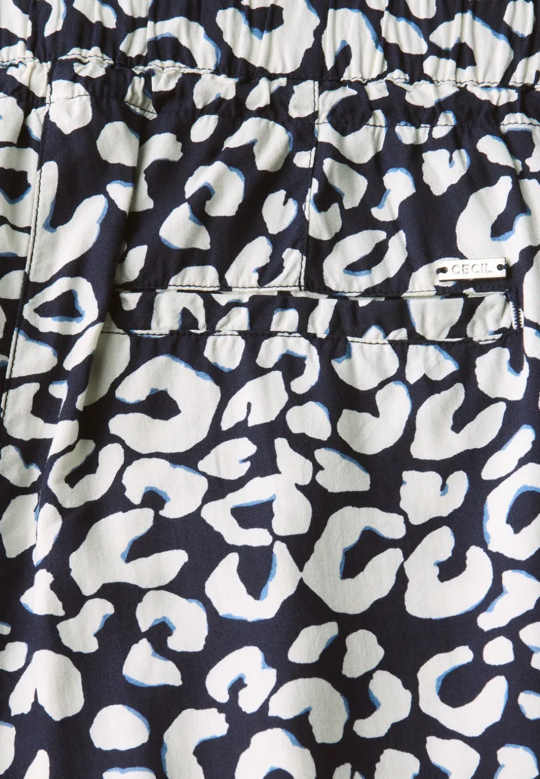 Gedessineerde Loose Fit broek