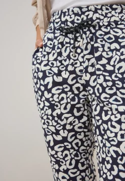 Gedessineerde Loose Fit broek
