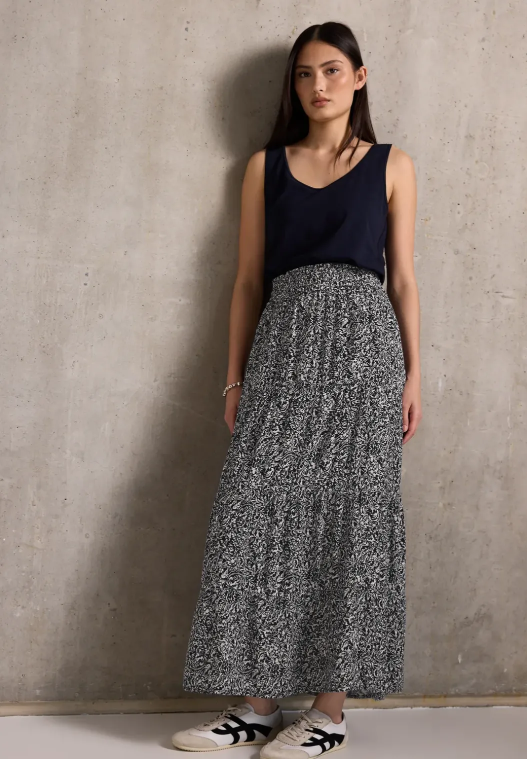Gedessineerde mousseline rok